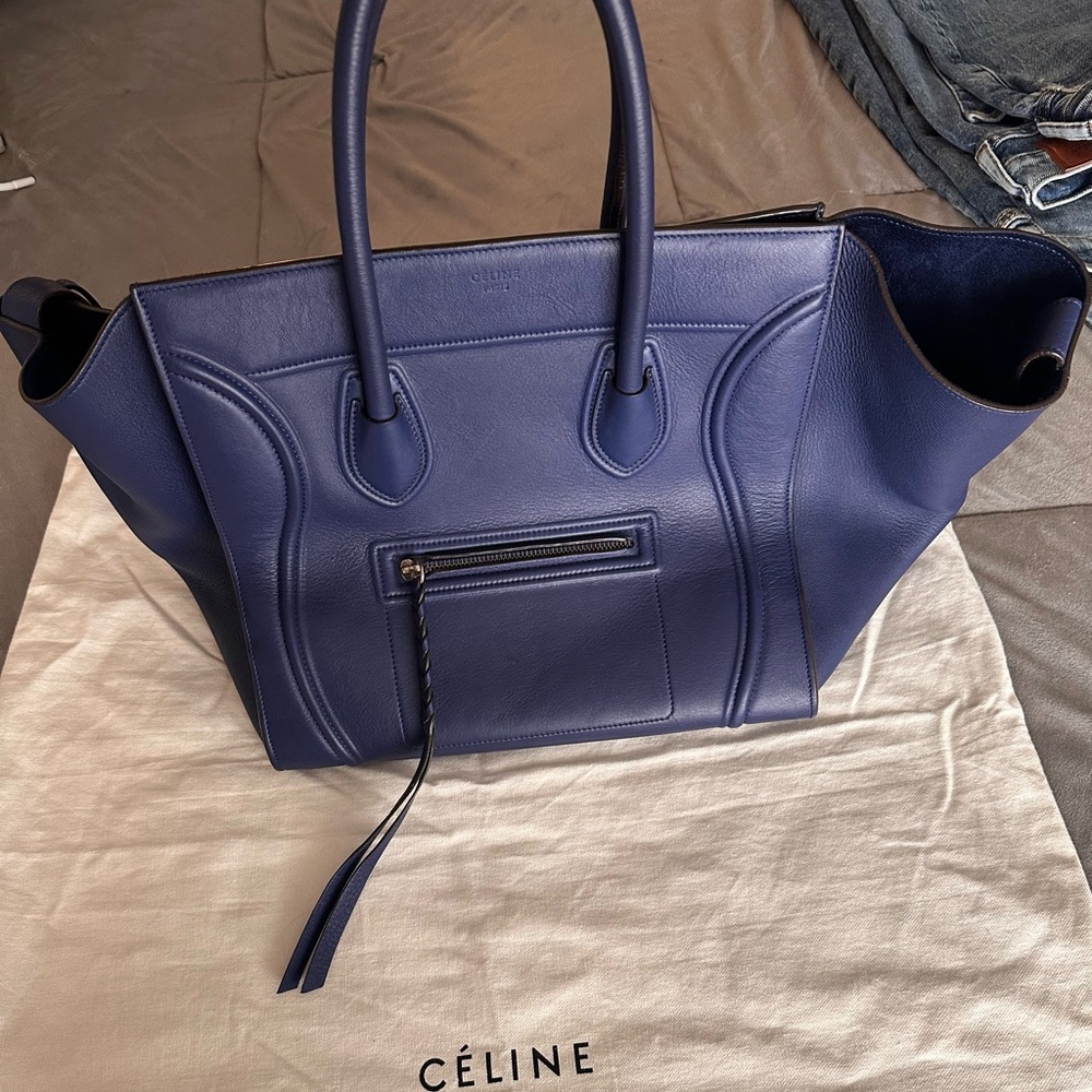 Celine Blue Tote 100% authentic